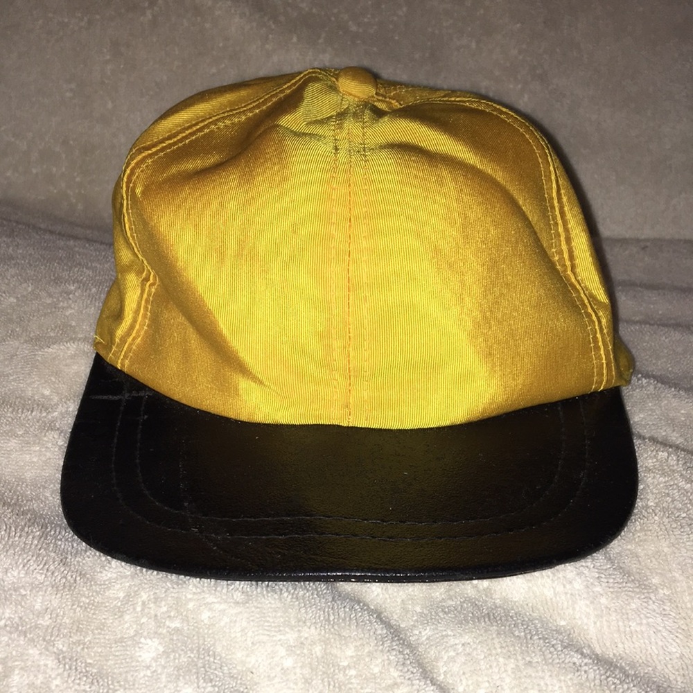 Virginia Slims yellow V wear 6 panel style cap adjustable back strap hat